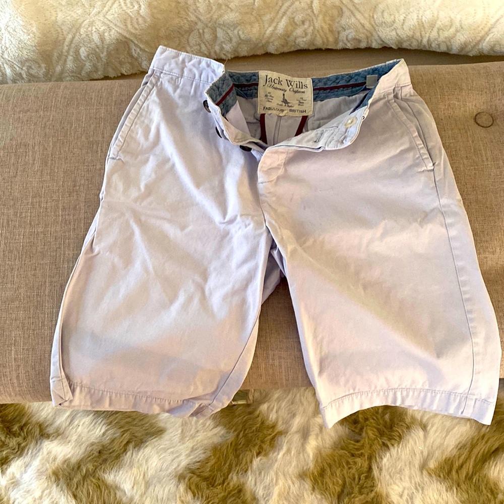 🌺3 for $20 sale🌺 Mens Jack Wills khaki shorts long board style size 32 🇬🇧